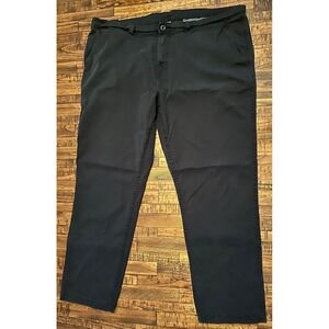 Faded Glory Mens Black Classic Fit Stretch‎ Chinos Pants Size 42x30